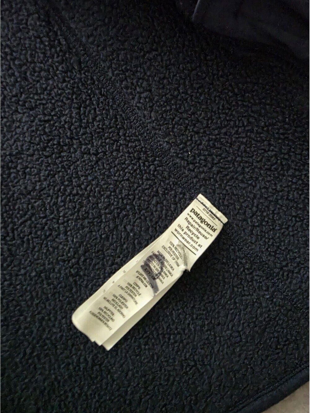 SKU0203 Patagonia Better Sweater Full Zip Fleece Jacket Navy Women's Small - Picture 3 of 9